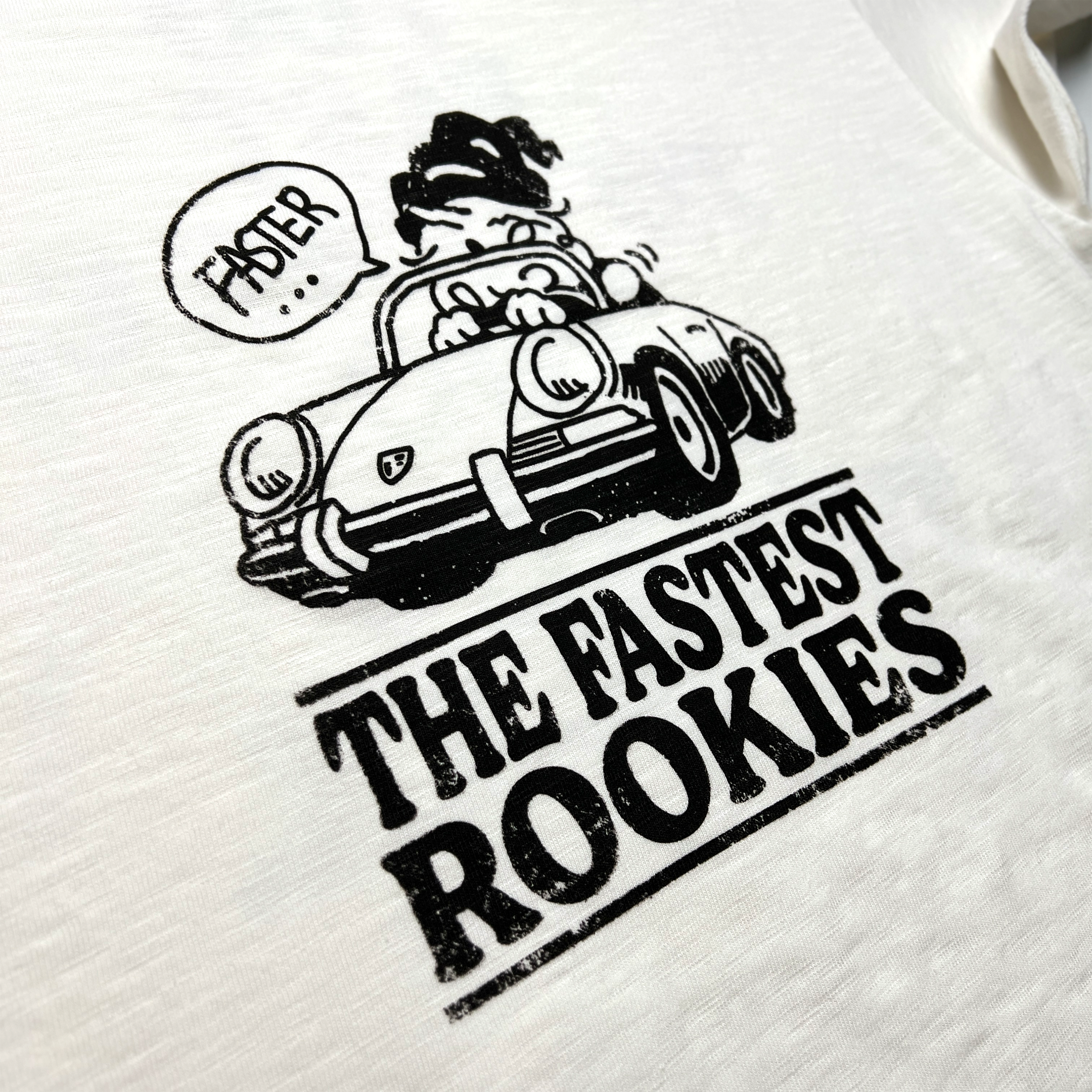 THE FASTEST ROOKIES T-SHIRT (IVORY)