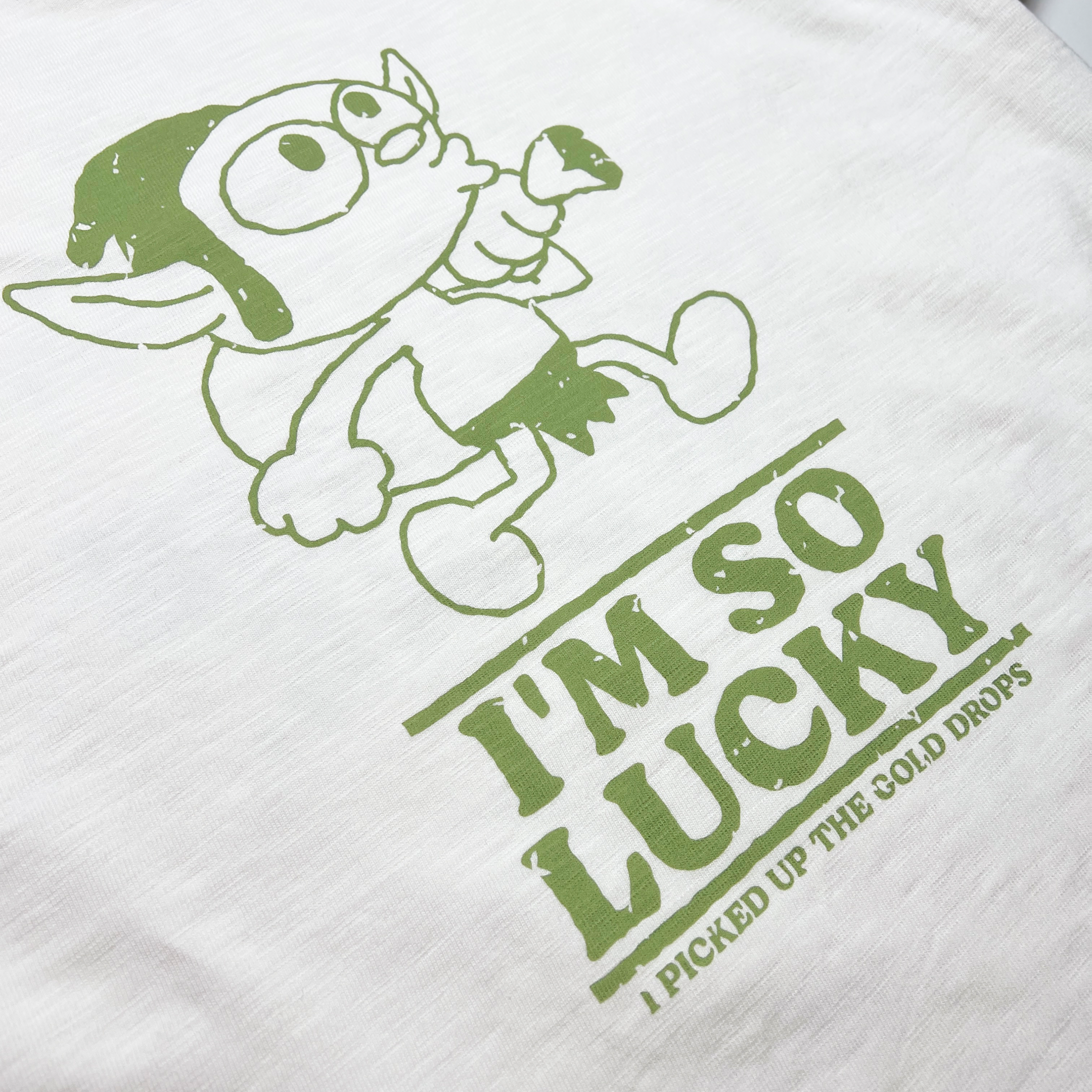 I'M SO LUCKY T-SHIRT (IVORY)