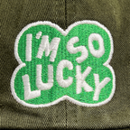 I'M SO LUCKY CAP (OLIVE)